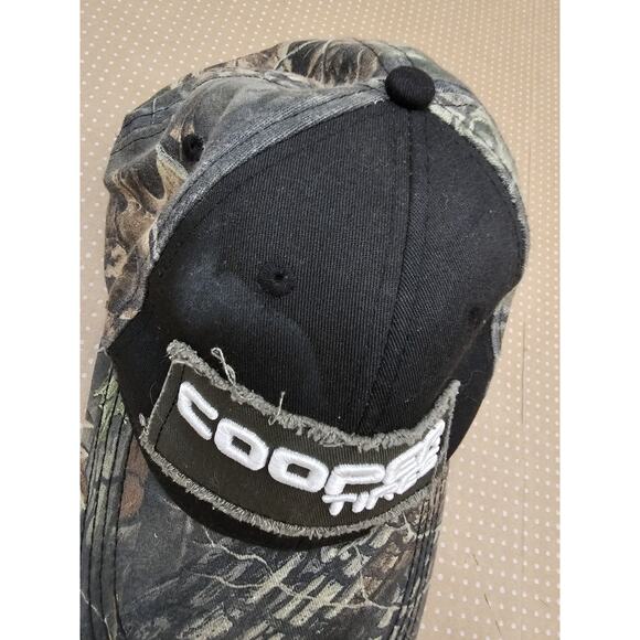 Cooper Tires Camouflage Hat Spell Out Logo Camo Baseball Trucker Strap Back Cap - Picture 3 of 9
